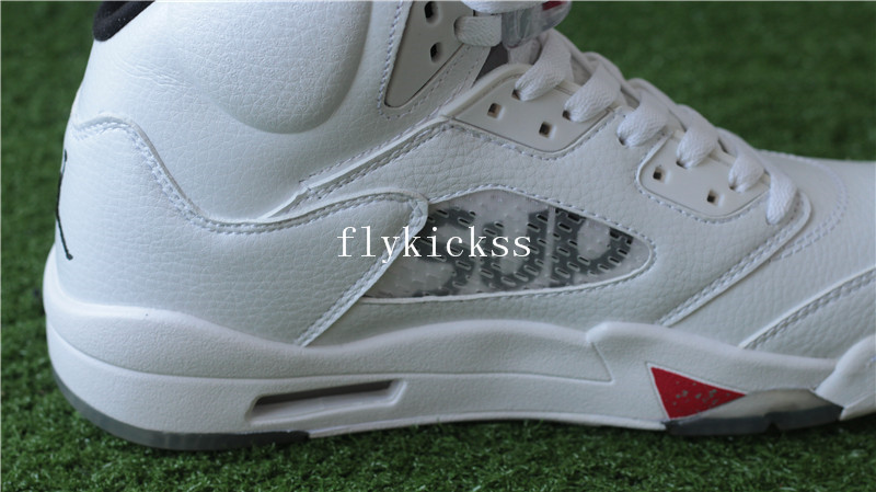 Air Jordan 5 Retro Supreme White